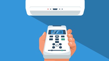 climatiseur sans unité externe et télécommande